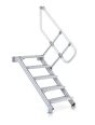 Zarges Podesttreppe 60° 600mm Stufenbreite 5 Stufen