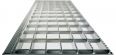 MUNK Stufenbelag Aluminium Gitterrost eloxiert 800mm Stufenbreite, 235mm Stufentiefe, Mehrpreis