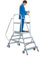 MUNK Podestleiter fahrbar beidseitig begehbar MUNK Podestleiter fahrbar beidseitig begehbar-small