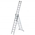 MUNK Mehrzweckleiter mit Nivello® Traverse 3x8 Sprossen