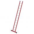 MUNK Kunststoff-Anlegeleiter mit Standardtraverse 12 Sprossen