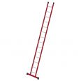 MUNK Kunststoff-Anlegeleiter mit Standardtraverse 14 Sprossen