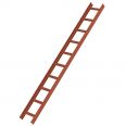 MUNK Aluminium Dachleiter 10 Sprossen rotbraun