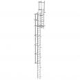 MUNK ortsfeste Steigleitern Aluminium, 10,64m SH
