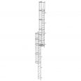 MUNK ortsfeste Steigleitern Aluminium, 10,92m SH PG2