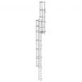 MUNK ortsfeste Steigleitern Aluminium, 11,76m SH