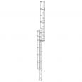 MUNK ortsfeste Steigleitern Aluminium, 14,28m SH
