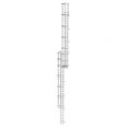 MUNK ortsfeste Steigleitern Aluminium, 15,12m SH