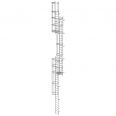 MUNK ortsfeste Steigleitern Edelstahl, 13,16m SH PG2