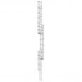 MUNK ortsfeste Steigleitern Edelstahl, 17,64m SH PG2