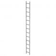 MUNK Schachtleiter Stahl verzinkt 300mm breit 13 Sprossen 3,64m lang