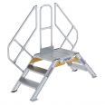 MUNK Überstieg 45° inkl. einen Handlauf, Stufenbreite 600mm, 2x3 Stufen