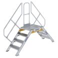 MUNK Überstieg 45° inkl. einen Handlauf, Stufenbreite 600mm, 2x4 Stufen