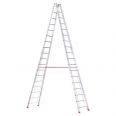Euroline Premium 305 Sprossenstehleiter 2x18 Sprossen