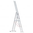 Euroline Premium 307 Mehrzweckleiter 3x13 Sprossen