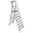Euroline Premium 32677 Stufenstehleiter mit großer Standplattform 8 Stufen