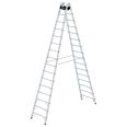 MUNK Sprossenstehleiter 2x16 Sprossen