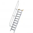 MUNK Treppe 60°  inkl. einen Handlauf, 600mm Stufenbreite, 10 Stufen