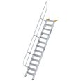MUNK Treppe 60°  inkl. einen Handlauf, 600mm Stufenbreite, 13 Stufen