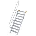 MUNK Treppe 60°  inkl. einen Handlauf, 1000mm Stufenbreite, 9 Stufen