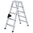 MUNK Stehleiter mit ergo-pad beidseitig begehbar 2x5 Stufen
