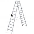 MUNK Stehleiter mit ergo-pad beidseitig begehbar 2x12 Stufen