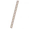 MUNK Dachdecker Auflegeleiter aus Holz 18 Sprossen
