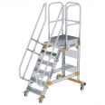 MUNK Plattformtreppe fahrbar 60° Stufenbreite 600mm 6 Stufen