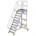 MUNK Plattformtreppe fahrbar 60° Stufenbreite 800mm 10 Stufen