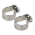 Halteschellen für Schneefangrohre Ø40mm 2er-Set, Edelstahl
