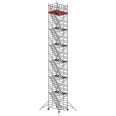Euroline Gerüst 9523 mit Auslegern 1,50x1,80m und Treppenaufgang 14,35m AH