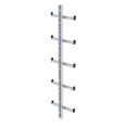 MUNK Einholmleiter Edelstahl V4A Länge 1,40m
