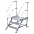Euroline 514 Anstieg 45° 600mm Stufenbreite 3 Stufen Alu gerieft