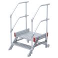 Euroline 514 Anstieg 45° 800mm Stufenbreite 2 Stufen Alu gerieft