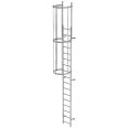 MUNK ortsfeste Steigleitern Aluminium, 4,76m SH