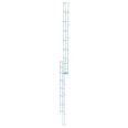 MUNK ortsfeste Steigleitern Aluminium, 18,76m SH