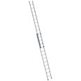 MUNK Aluminium-Schiebeleiter 2-teilig ohne Traverse 2x12 Sprossen