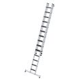 MUNK Stufen-Schiebeleiter mit nivello-Traverse 2-teilig clip-step R13 14+10 Stufen