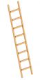Layher 1052 Holzanlegeleiter 8 Sprossen