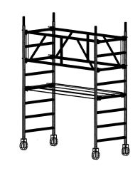 Euroline 9521 Gerüst Sicherheitsaufbau mit Fahrbalken verschiebbar/Auslegern 3,15m