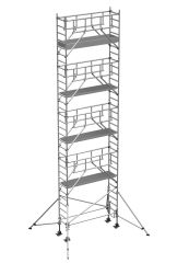 Zarges Fahrgerüst MultiTower S-PLUS 1T mit Auslegern 2,50m Plattformlänge 10,40m AH