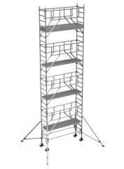 Zarges Fahrgerüst MultiTower S-PLUS 1T mit Auslegern 1,80m Plattformlänge 9,25m AH