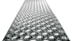 MUNK Stufenbelag Aluminium Lochblech 600mm Stufenbreite, 200mm Stufentiefe, Mehrpreis