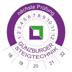 MUNK Prüfplakette 50er-Pack