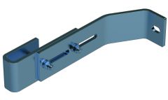 Zarges Wandhalter verstellbar 200-250mm Edelstahl für GFK-Schachtleitern