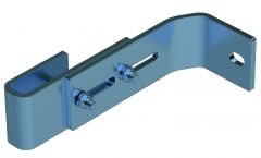 Zarges Wandhalter verstellbar 150-190mm Edelstahl für GFK-Leiter