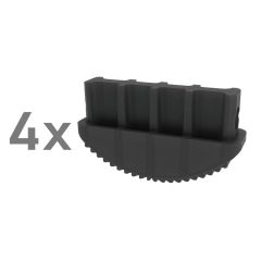 MUNK Innenschuh für Vollkunststoffleiter 4 Stück