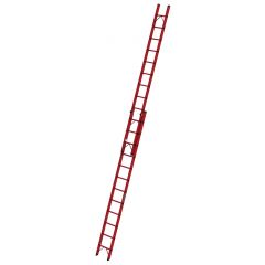 MUNK Vollkunststoff Sprossen-Schiebeleiter 2x12 Sprossen