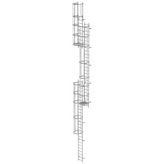 MUNK ortsfeste Steigleitern Aluminium, 13,16m SH PG2