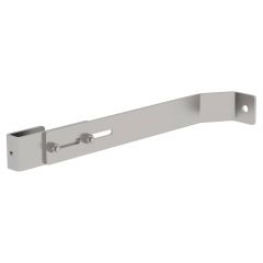 MUNK Wandhalter verstellbar 360-410mm Edelstahl 1 Stück